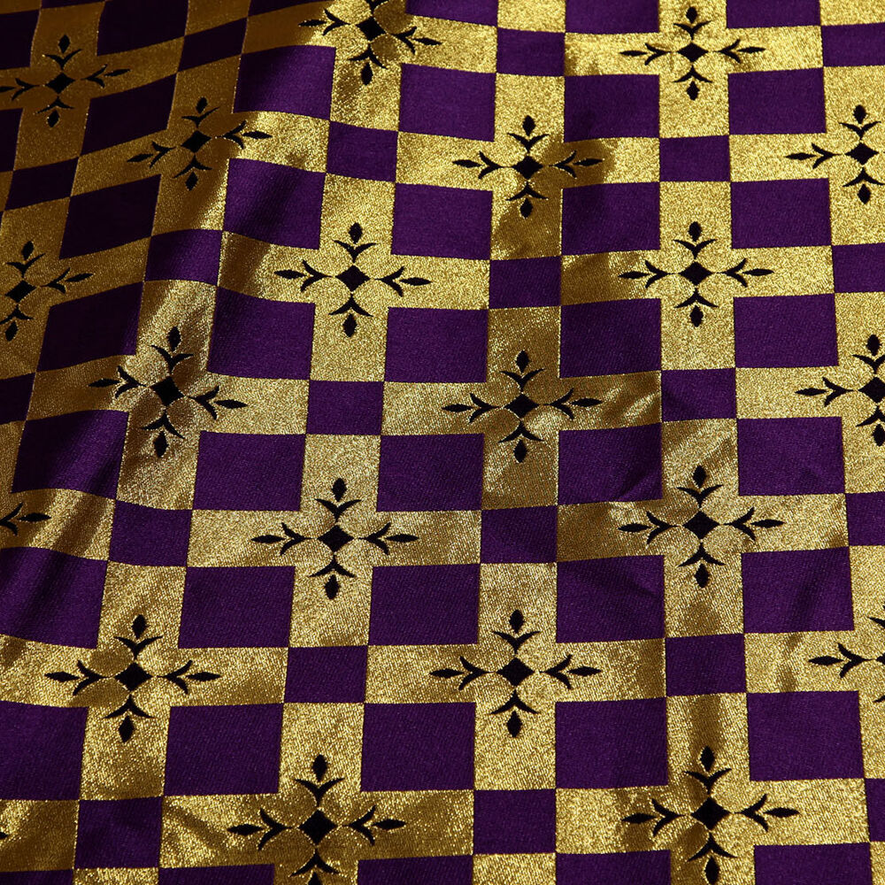 Ткань греческая фиолетовая «Мироновская»