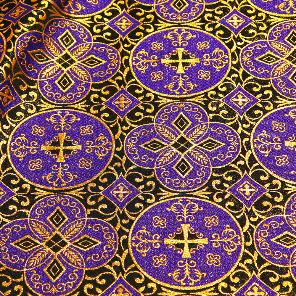 Ткань греческая фиолетовая «Купола»