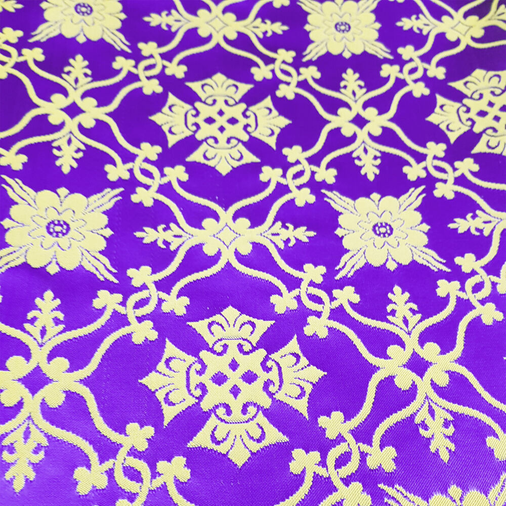 Ткань греческая фиолетовая «Солунская»