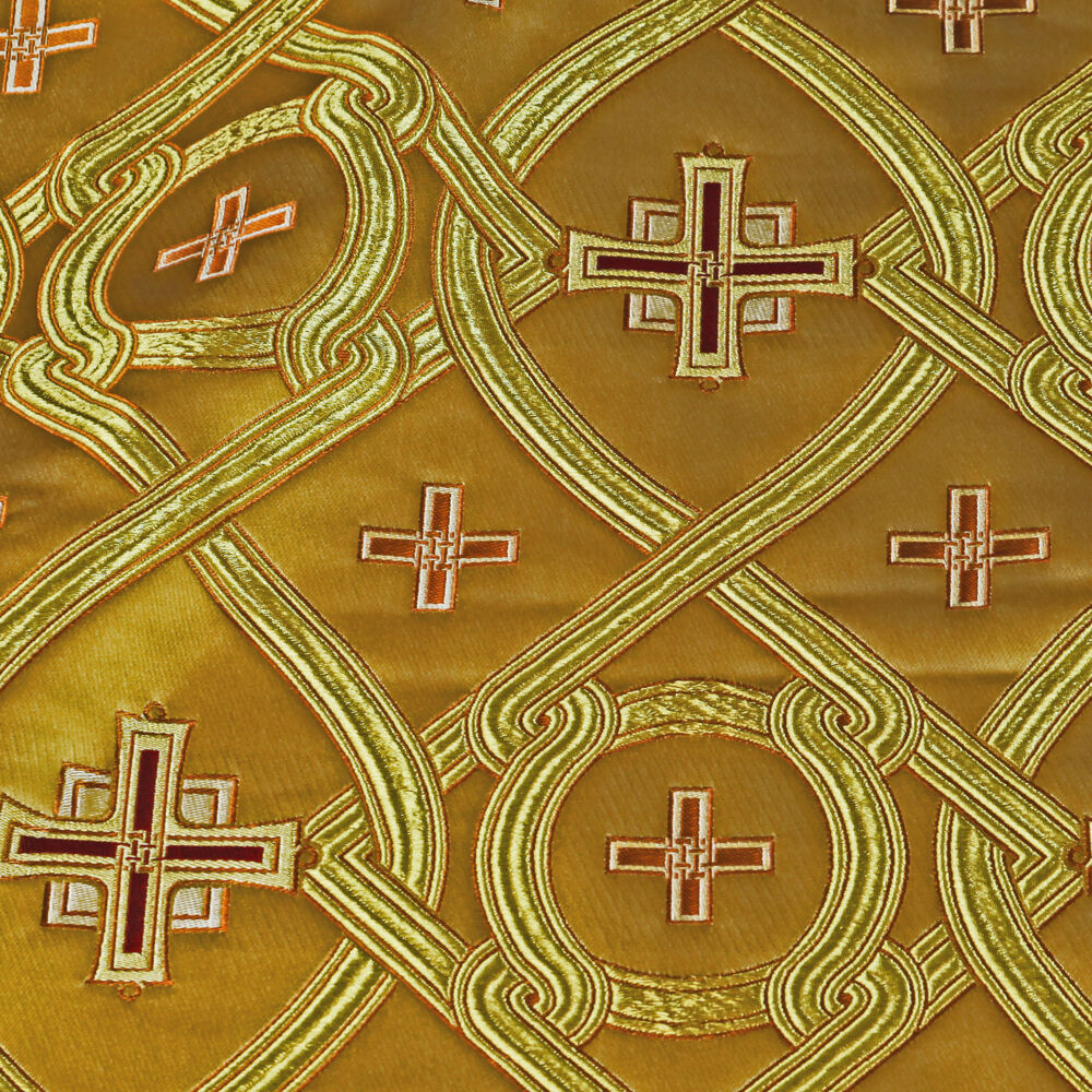 Ткань греческая желтая «Табга»
