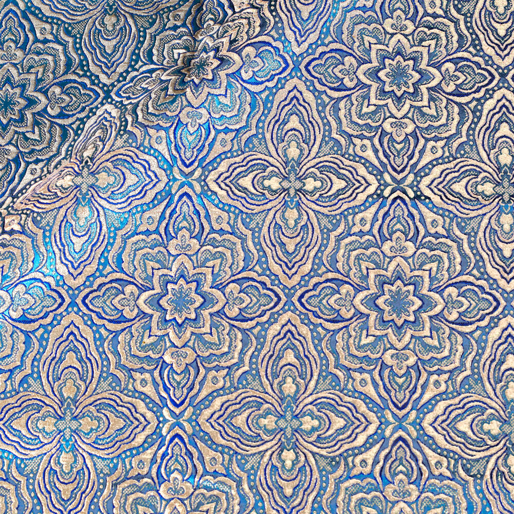 Ткань греческая голубая «Клеоник»
