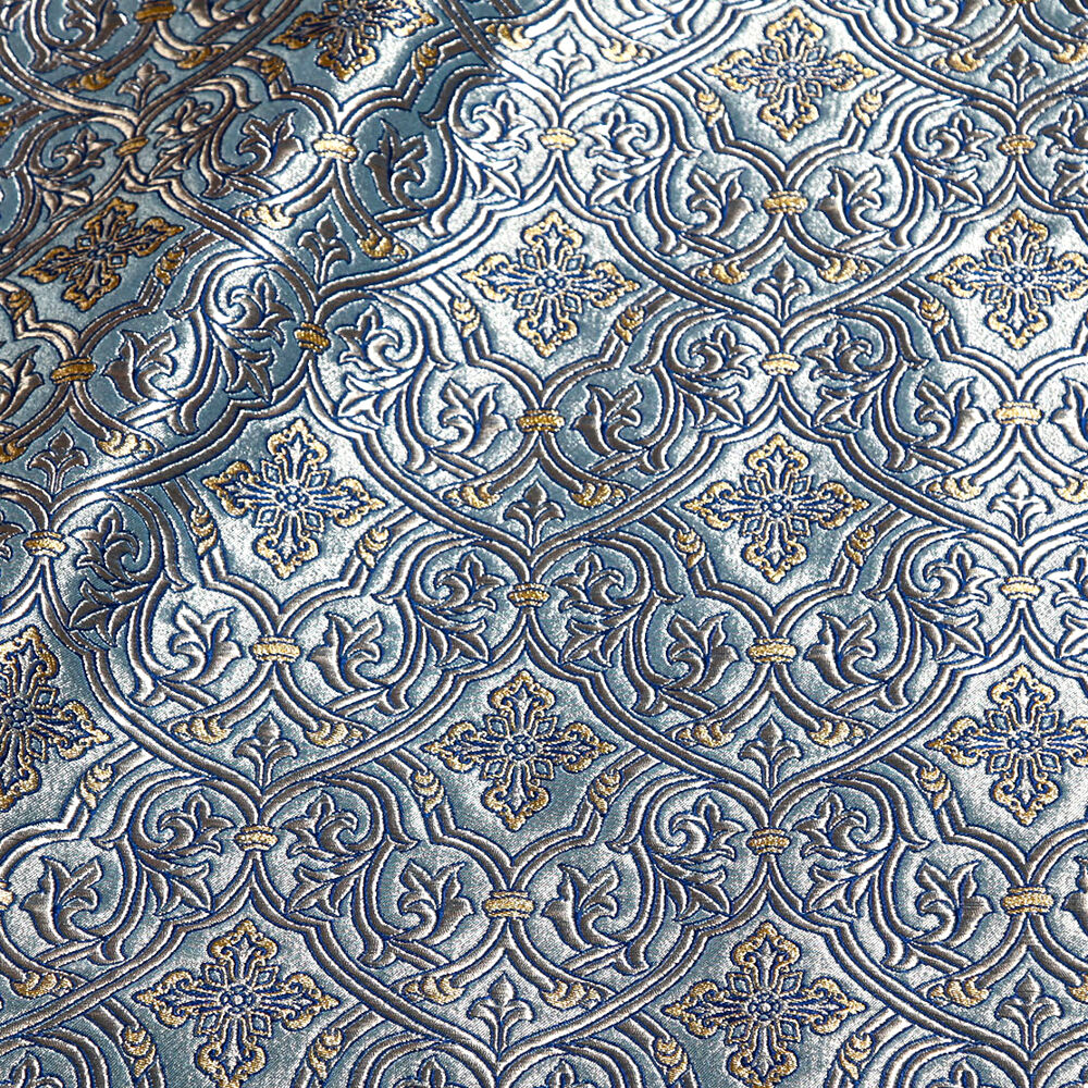 Ткань греческая голубая «Антиохия»
