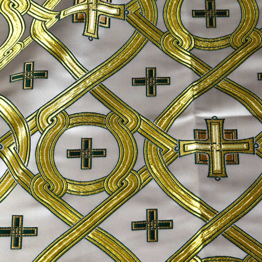 Ткань греческая зеленая «Табга»