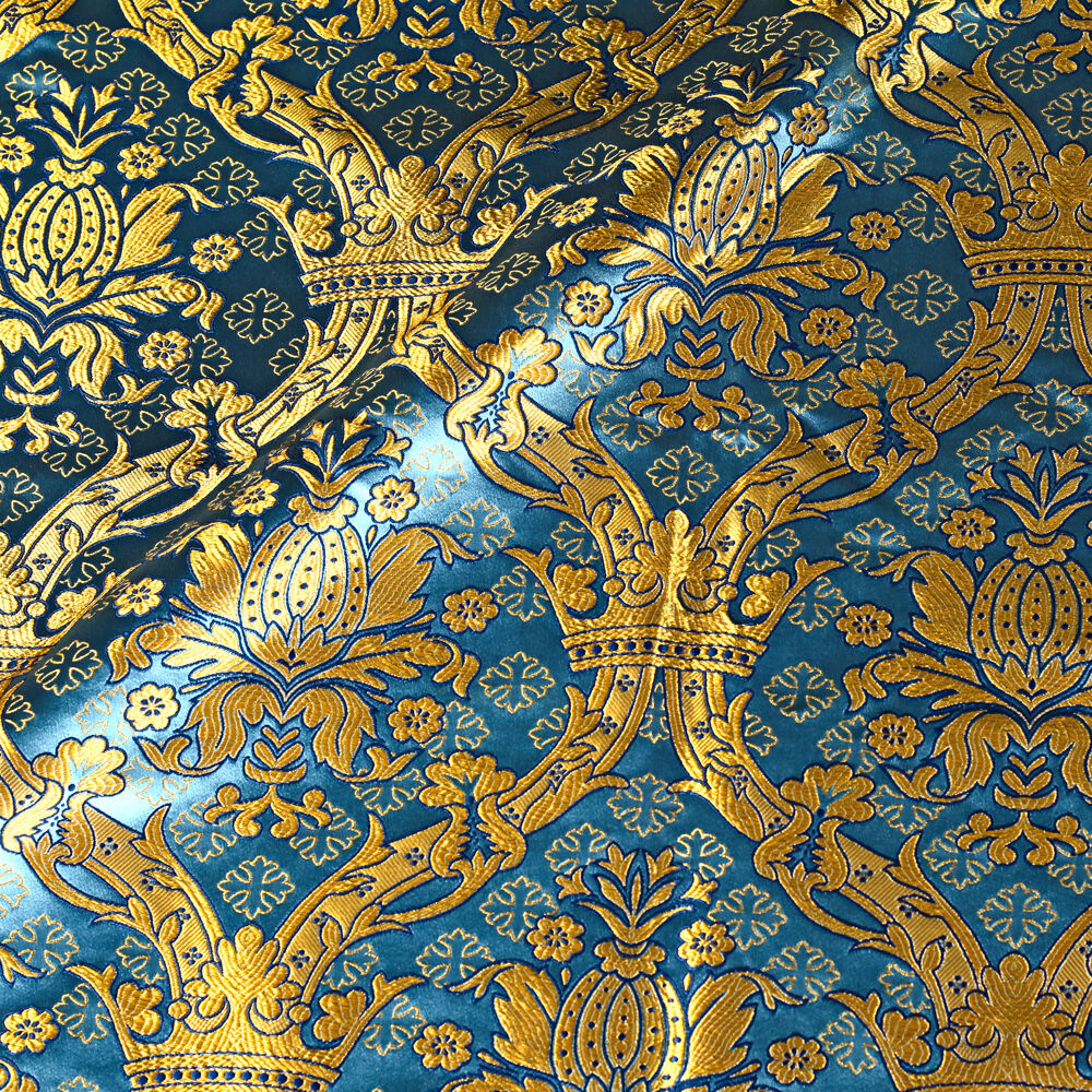 Ткань голубая «Царьград»
