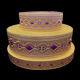 Галун «Пасха» фиолетовый с золотом купить