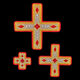 Комплект протодиаконских крестов «Черниговский малый» купить