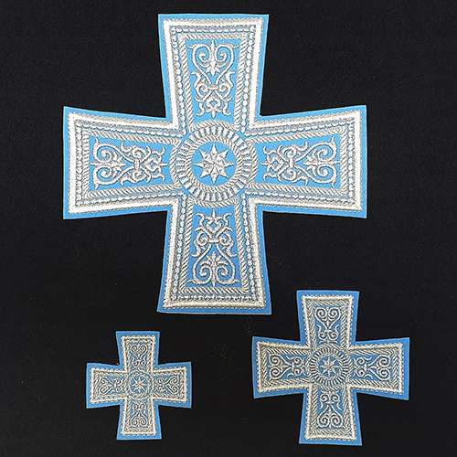 Набор вышитых крестов для облачения «Успенский»
