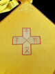 Палица с вышитой иконой «Святой Николай» греческая парча