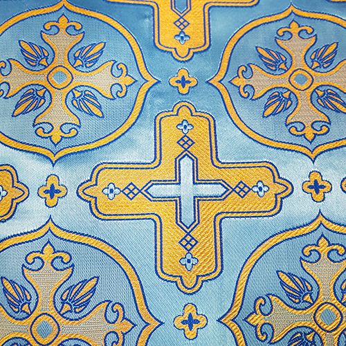 Ткань греческая голубая «Афинская»