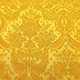 Ткань желтая церковная «Рождество Богородицы» греческая парча