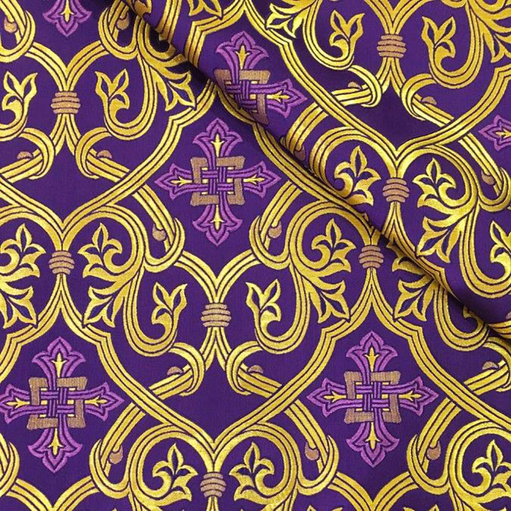 Парча фиолетовая «Смирна» Парча фиолетовая «Смирна»