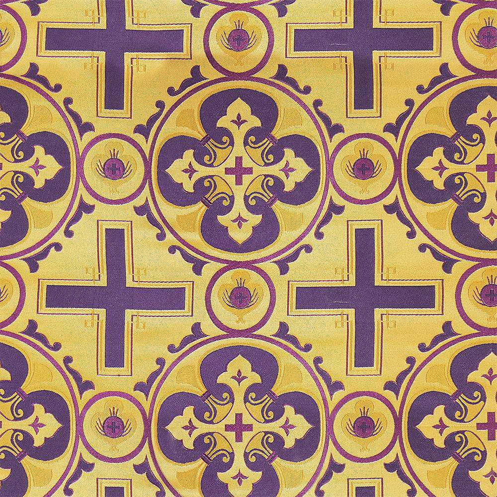 Ткань церковная фиолетовая «Назарет»