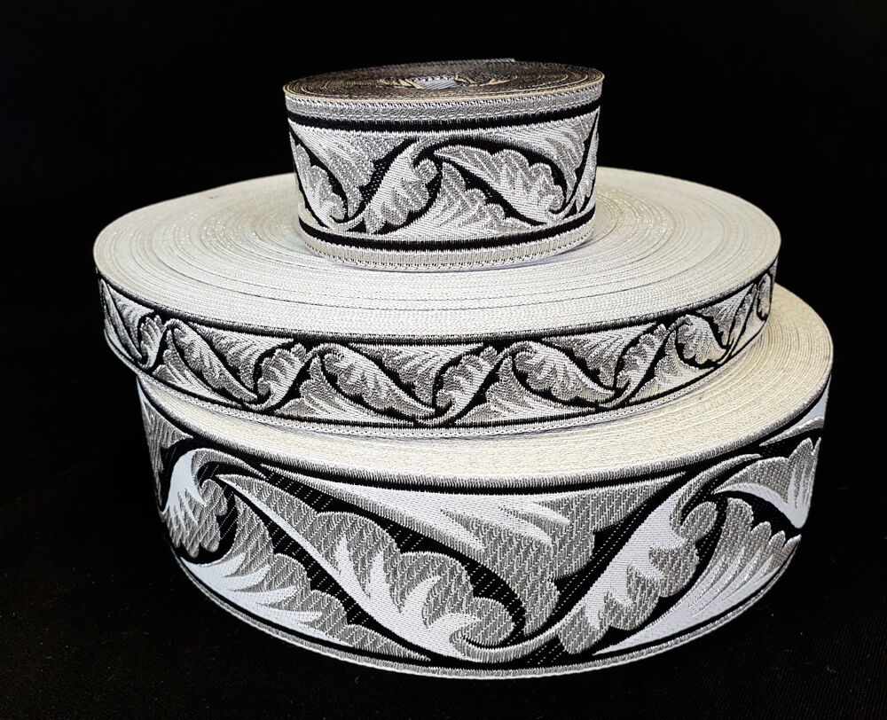 Галун «Полиставрий» черный с серебром Галун «Полиставрий» черный с серебром