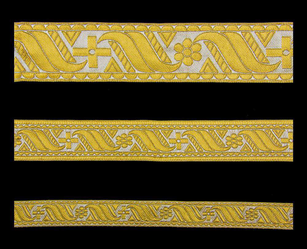 Галун «Афон» золото с серебром Галун «Афон» золото с серебром