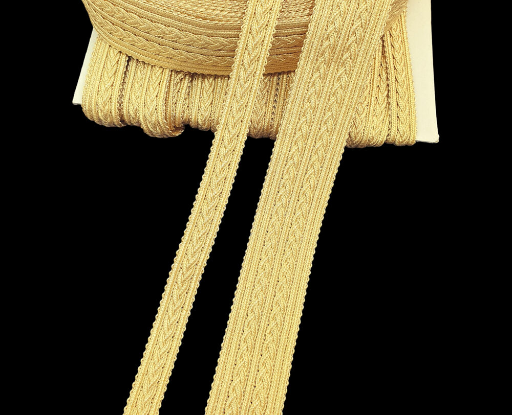 Плетеный галун «Косичка золотая» Плетеный галун «Косичка золотая»