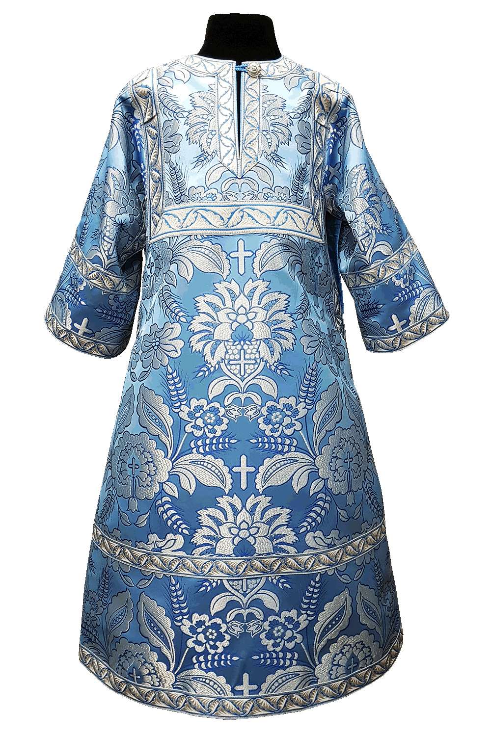 Стихарь голубой детский на подкладке (рост 110-128) Стихарь голубой детский на подкладке (рост 110-128)