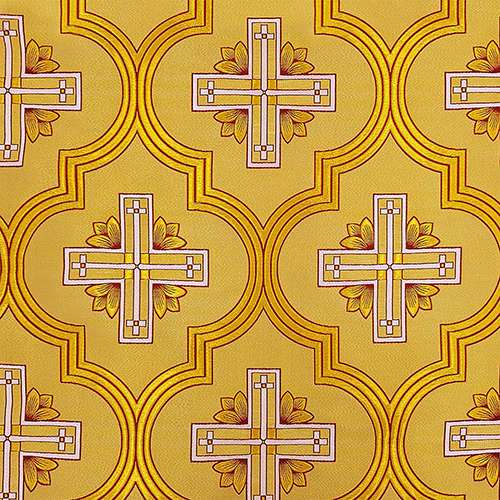 Ткань церковная желтая «Каппадокия»
