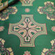 Ткань греческая зеленая «Лагода» купить