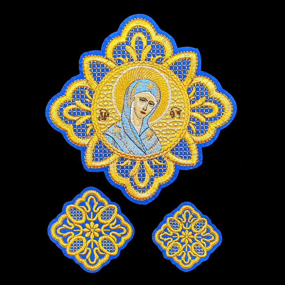 Комплект крестов для облачения дьякона «Богородица»