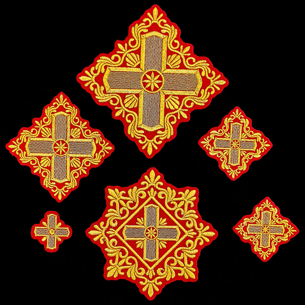 Набор крестов на иерейское облачение «Рождественский»