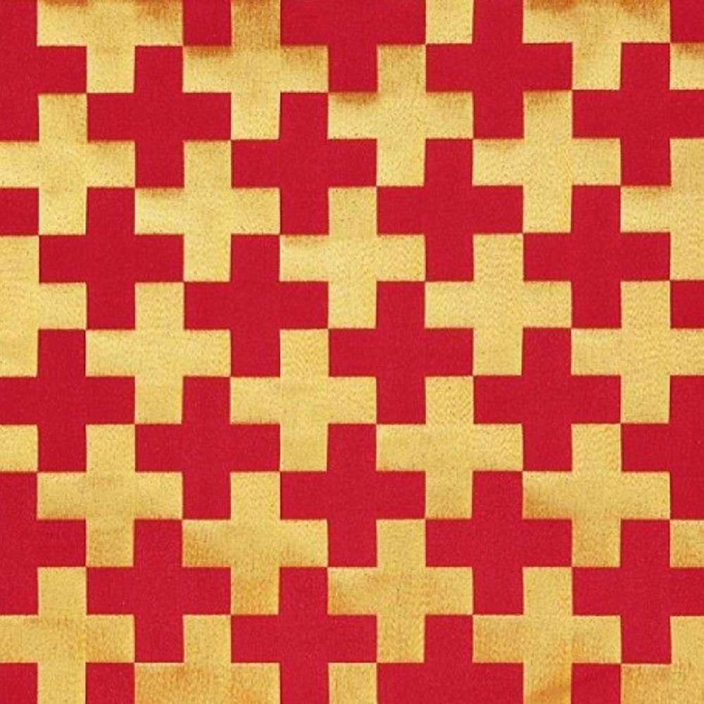 Тканина церковна для шат червона «Георгіївська»