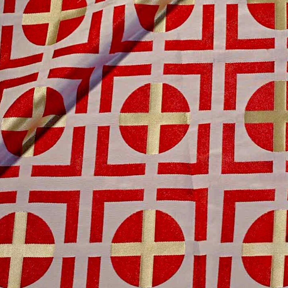 Червона тканина для облачення священика на літо «Тира» Червона тканина для облачення священика на літо «Тира»