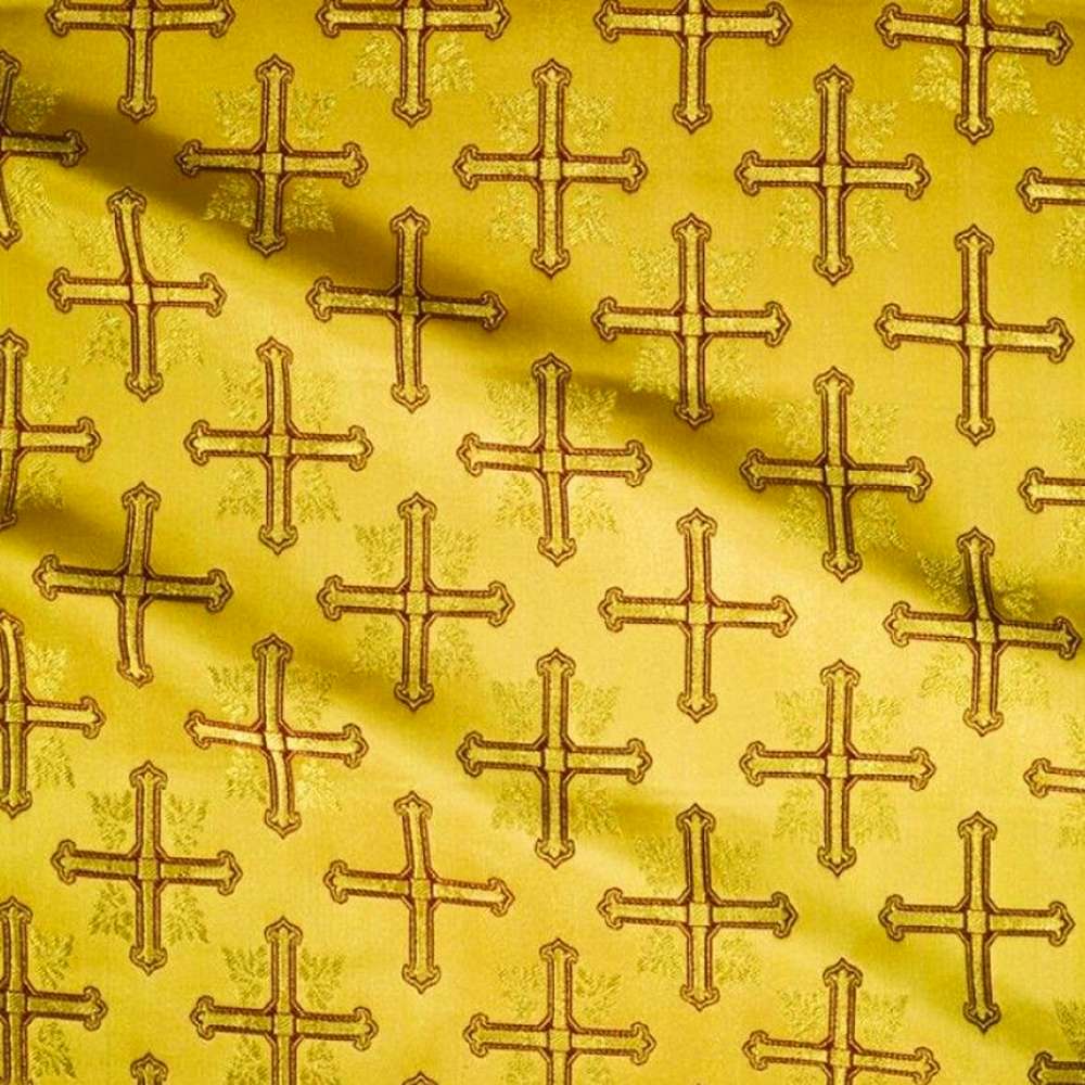 Парча жовта «Полтавський хрест»