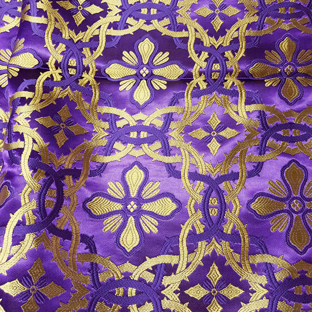 Тканина грецька фіолетова «Саров»