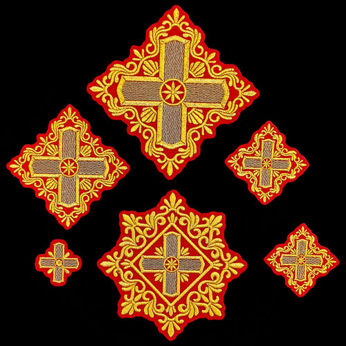 Набір хрестів на ієрейське облачення «Різдвяний»