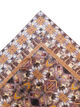 Хустка на голову в церкву «Києво-Печерська лавра коричнева» грецька парча