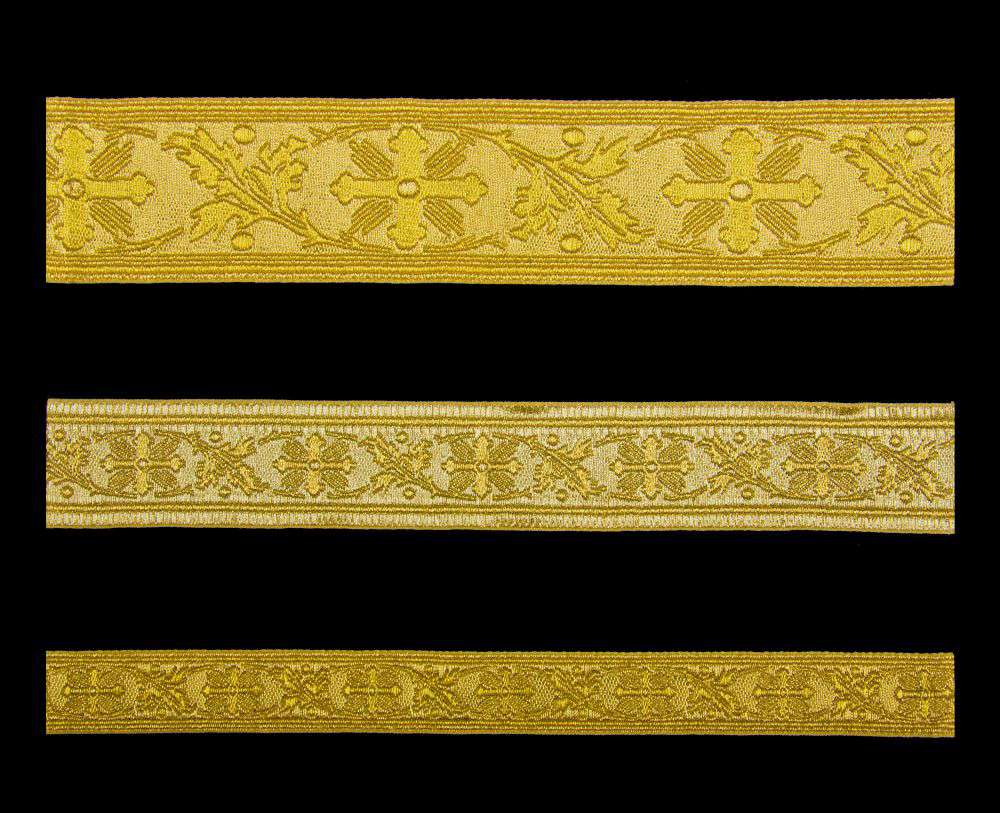 Галун «Виноградна лоза» золото з золотом Галун «Виноградна лоза» золото з золотом