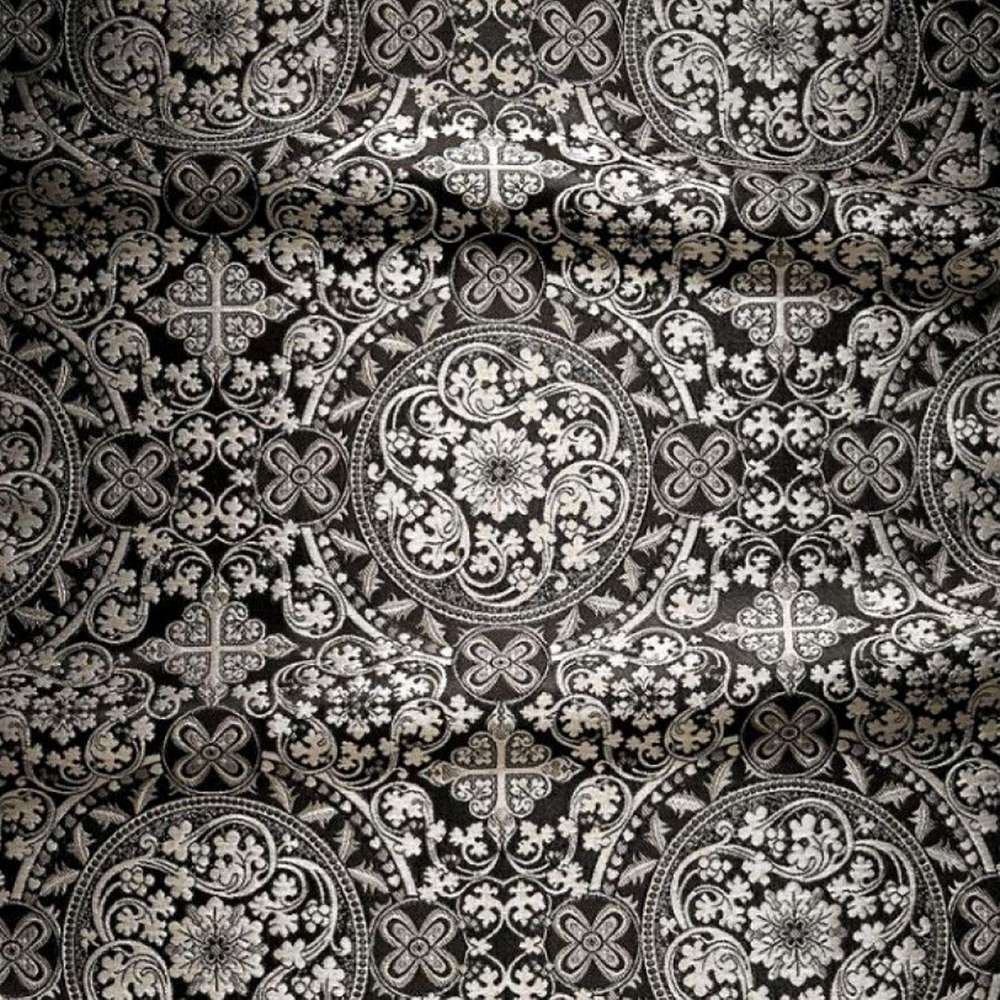 Парча чорна «Кустодія» Парча чорна «Кустодія»