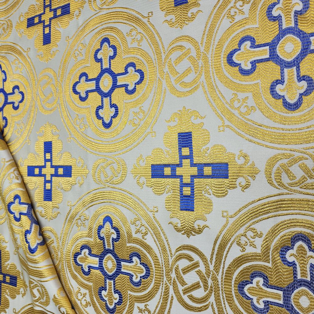 Тканина грецька синя «Нікомедія» Тканина грецька синя «Нікомедія»