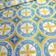 Тканина для церковних шат «Візантія» блакитна купити