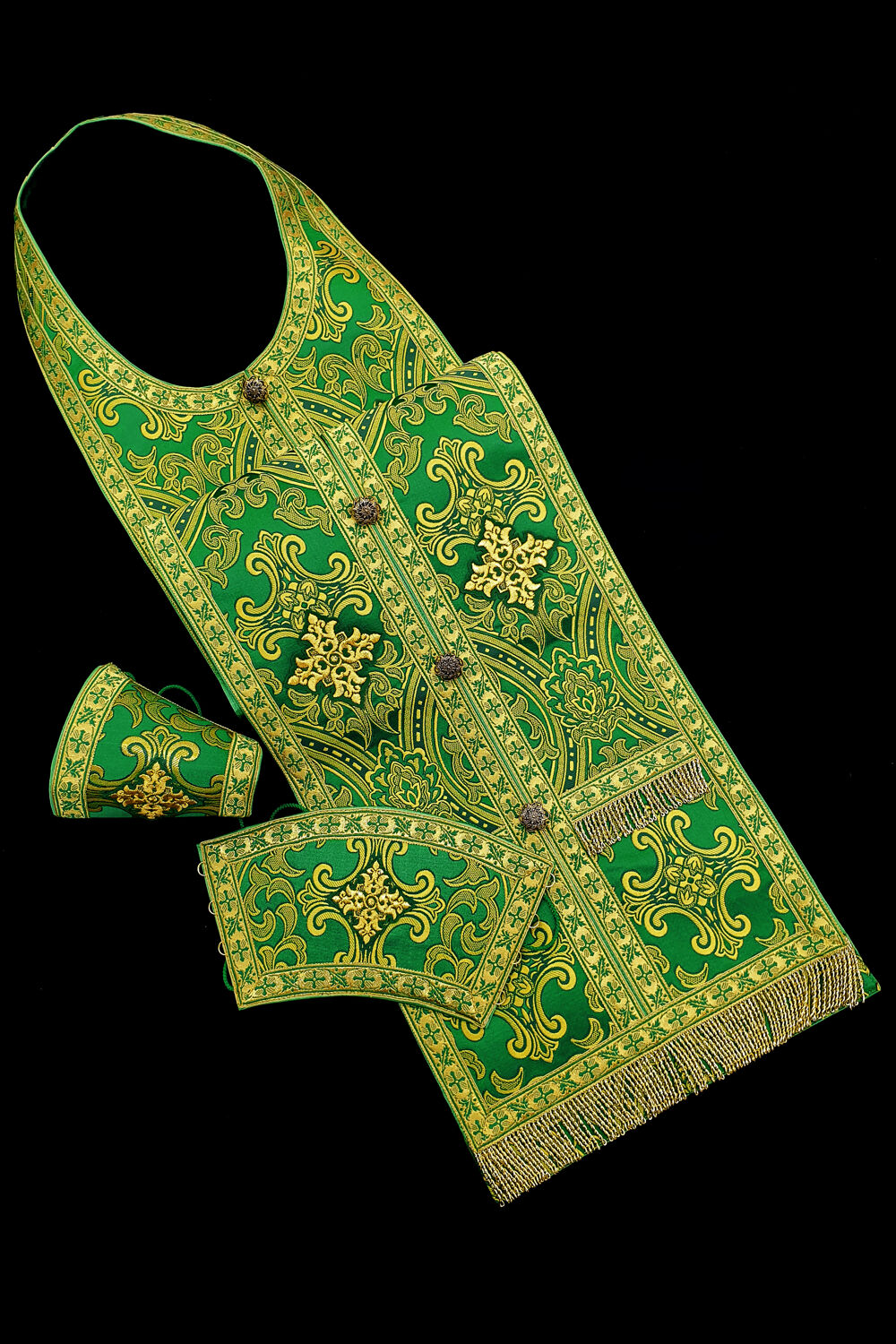 Требний комплект зелений «Лавра» Требний комплект зелений «Лавра»