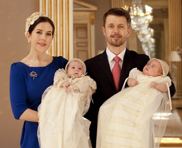 Принц и принцесса Дании, Винсент и Жозефина в день крещения